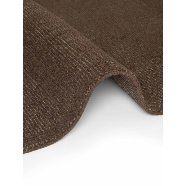 Brūns ar rokām darināts vilnas paklājs 120x170 cm Greenwich – Ted Baker-image-4