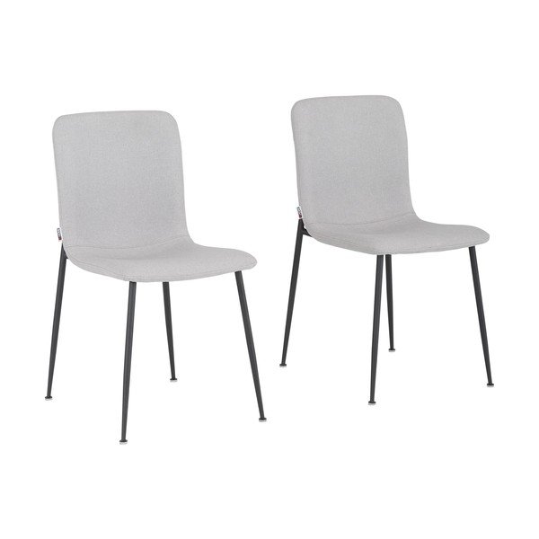 Gaiši pelēki ēdamistabas krēsli (2 gab.) Faye – Støraa-image-3