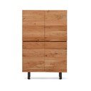 Dabīga toņa akācijas masīvkoka kumode 100x155x40,5 cm Uxue – Kave Home