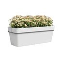 Pārstrādātas plastmasas piekarināma un pie sienas liekama/pašlaistoša puķu kaste 50 cm Capri – Artevasi