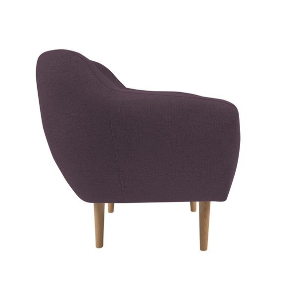 Violets krēsls ar gaišām kājām Mazzini Sofas Sicile-image-1