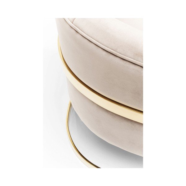 Bēšs krēsls ar zelta detaļām Kare Design Pure Elegance-image-3