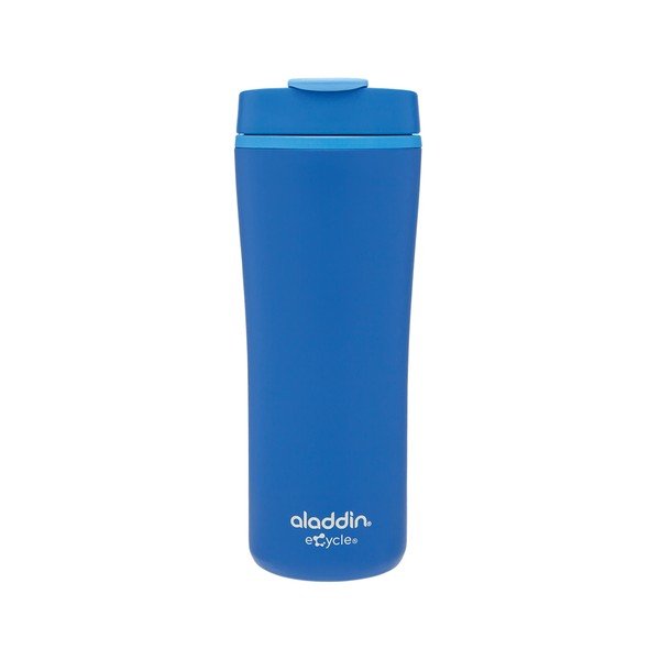 Aladdin Flip-Seal™ termo krūze, zila, pārstrādājama plastmasa, 350 ml
