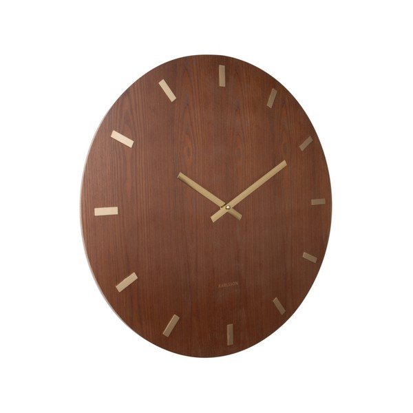 Karlsson tumšā oša finiera pulkstenis, Ø 70 cm-image-1