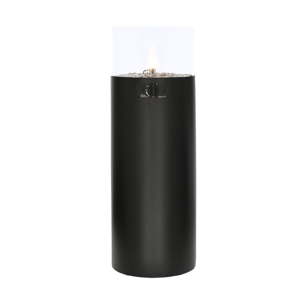 Melna gāzes lampa COSI Pillar, augstums 106 cm