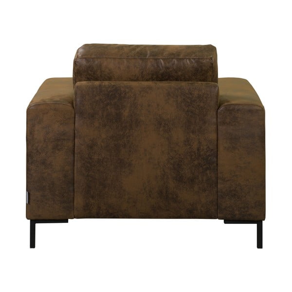 Brūns atpūtas krēsls no ādas imitācijas Lofty Lilly – Miuform-image-4