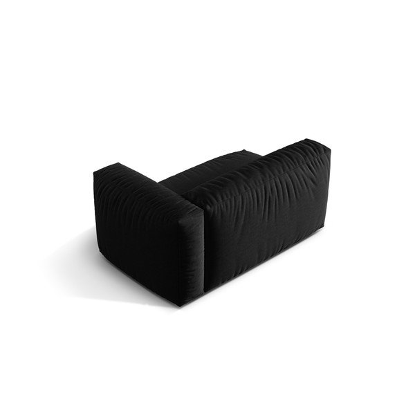 Melna modulārā dīvāna daļa (ar labo stūri) Martina – Micadoni Home-image-3