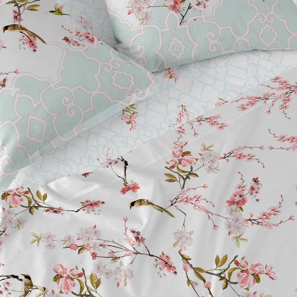 Kokvilnas palags ar gumiju Happy Friday Basic Sakura, 140 x 200 cm-image-4