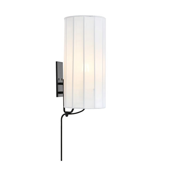 Melnbalta sienas lampa ar vadu Hikari – Markslöjd