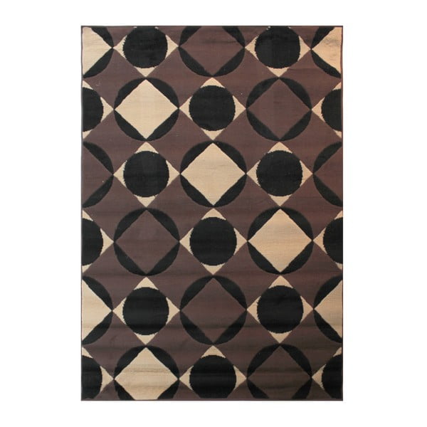 Tumši brūns paklājs Flair Rugs Carnaby Chocolate, 80 x 150 cm