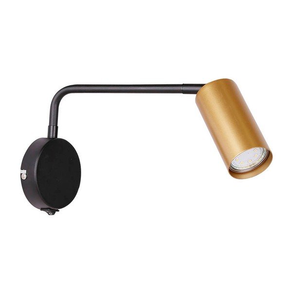 Metāla sienas lampa melnā un zelta krāsā Tina – Candellux Lighting-image-2