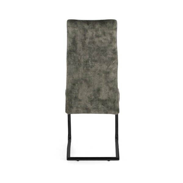 Zaļš polsterēts pusdienu krēsls Thelma – Bizzotto-image-4