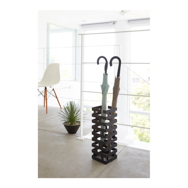 Melns lietussargu statīvs YAMAZAKI Brick-image-1