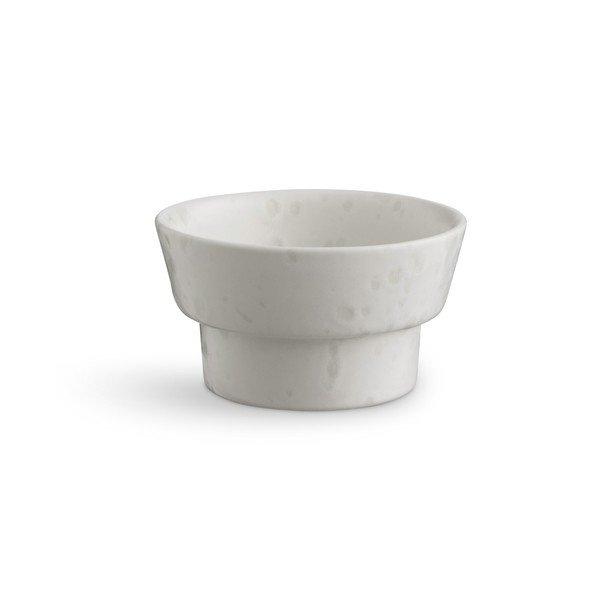 Balts keramikas svečturis Kähler Design Ombria, ⌀ 9 cm
