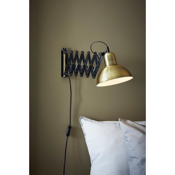 Zelta krāsas sienas lampa Riggs – Markslöjd-image-1