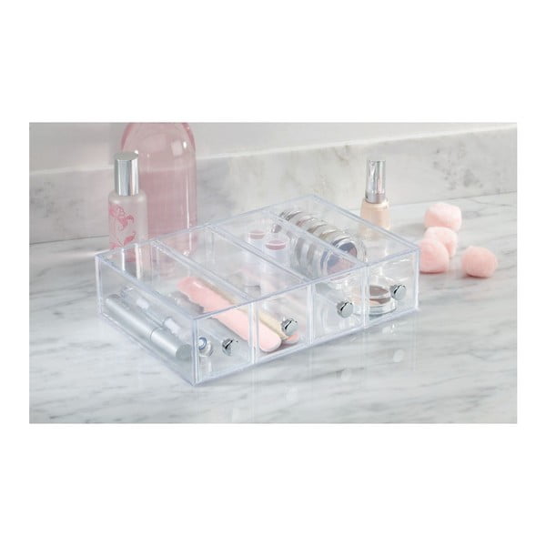 Caurspīdīga uzglabāšanas kaste ar 4 atvilktnēm iDesign Tower-image-4