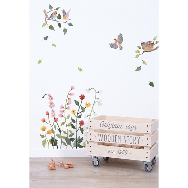 Uzlīmju loksne 30x42 cm Robins Redbreast – Lilipinso-image-2