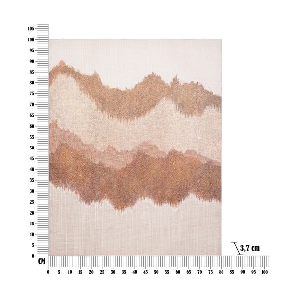 Ar rokām gleznota glezna 80x100 cm Browny – Mauro Ferretti-image-4