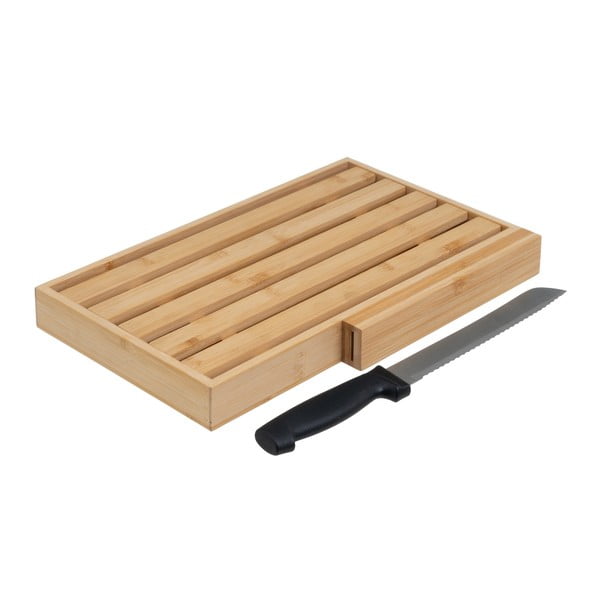 Bambusa griešanas dēlis ar piederumiem 22x35,5 cm – Casa Selección