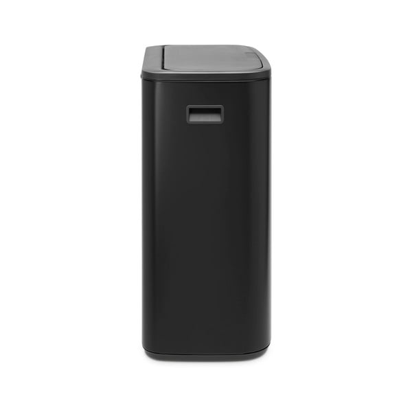 Matēti melna ar pieskārienu atverama tērauda atkritumu tvertne 60 l Bo Touch Bin – Brabantia-image-2