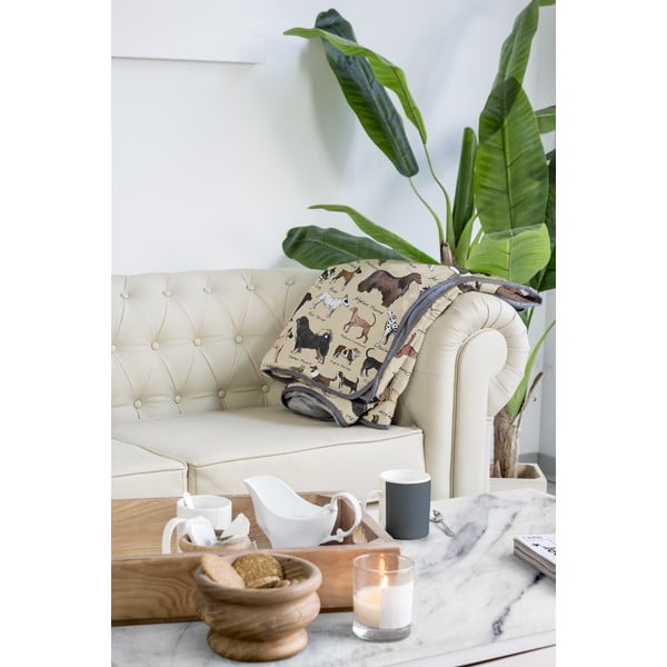 Pleds 130x170 cm Dog Types – Really Nice Things-image-1