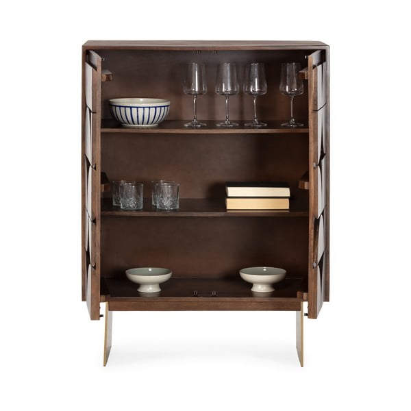 Brūns mango masīvkoka skapītis 90x120x40 cm Trisha – MOME-image-3