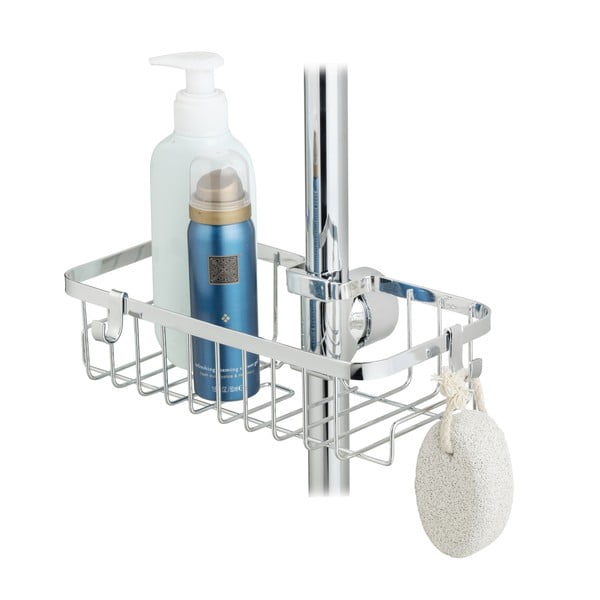 Pašturošs vannas istabas plaukts no nerūsējošā tērauda sudraba krāsā Floresta – Wenko-image-4