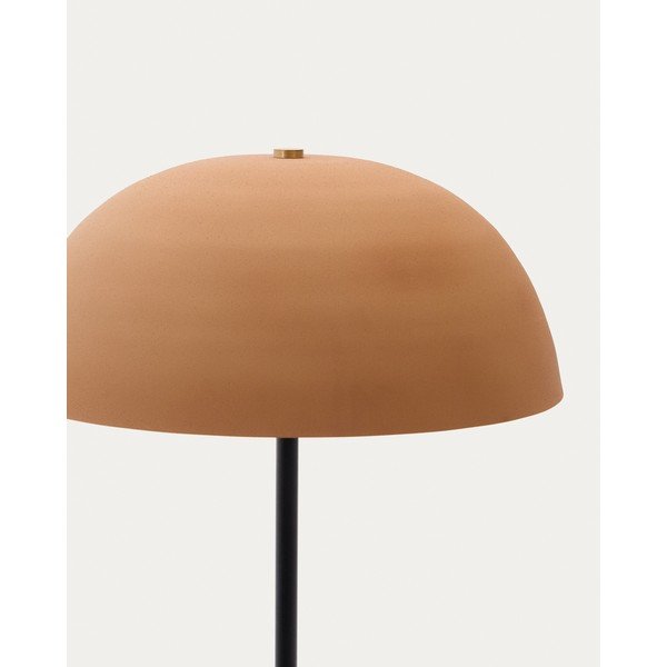 Terakotas oranža stāvlampa ar metāla abažūru (augstums 140 cm) Nibla – Kave Home-image-4