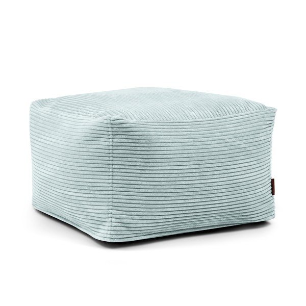 Piparmētru zaļš velveta sēžammaiss Softbox MooG – SLOWDOWN