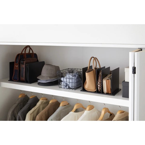 Plastmasas drēbju skapja organizatori rokassomām (2 gab.) Smart – YAMAZAKI-image-1