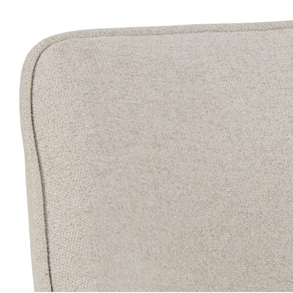 Bēšs polsterēts ēdamistabas krēsls ar roku balstiem Graham – Actona-image-4