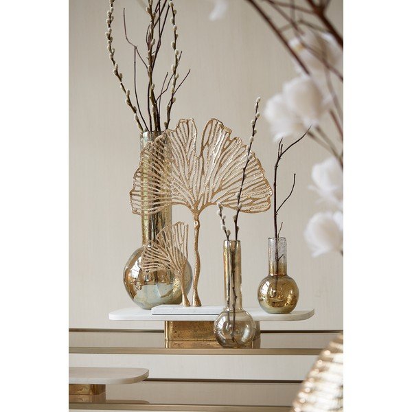 Metāla statuete (augstums 48 cm) Leaf – Light & Living-image-1