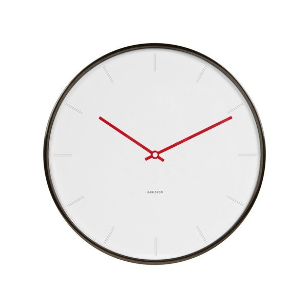 Balts pulksteņa pulkstenis Present Time Thin