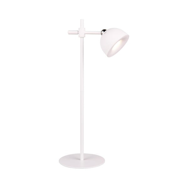 Balta LED galda lampa ar regulējamu spilgtumu/ar klipsi (augstums 41 cm) Maxima – Trio