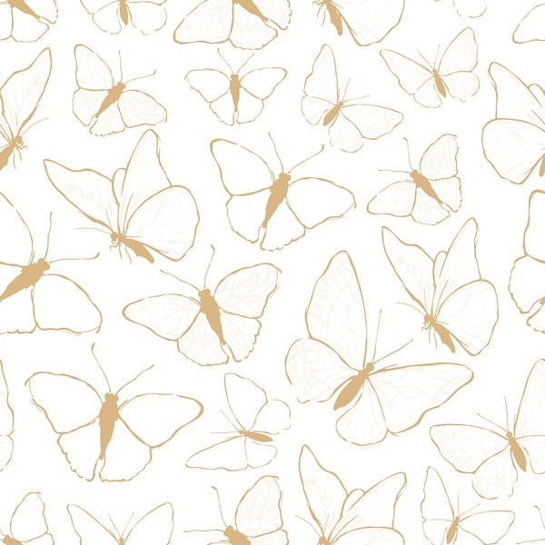 Bērnu tapetes 10 m x 50 cm Butterflies – Lilipinso