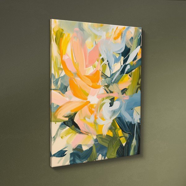 Drukāta glezna uz audekla 70x100 cm Floral Gust – Styler-image-3