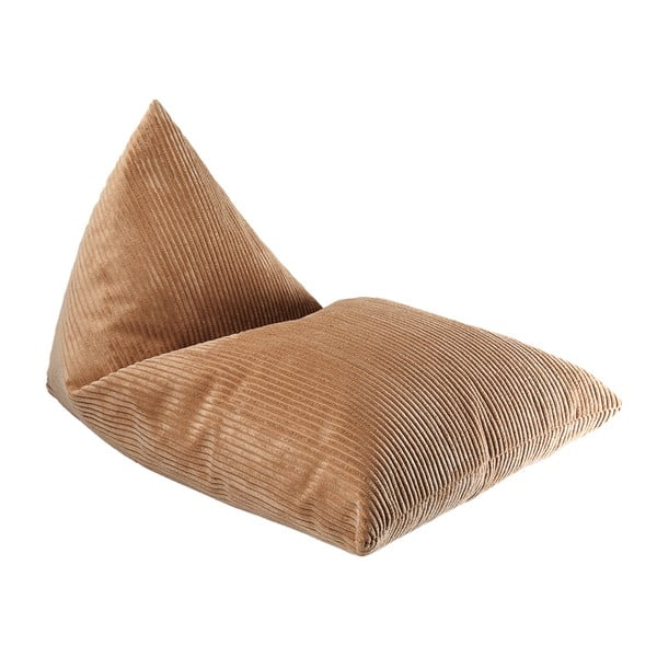 Brūns velveta bērnu sēžammaiss Big Lounger – Wigiwama