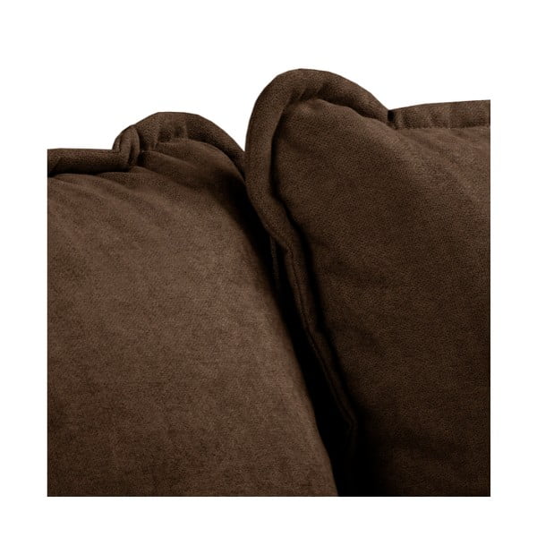 Tumši brūns stūra dīvāns (labais stūris) Beata – Ropez-image-1