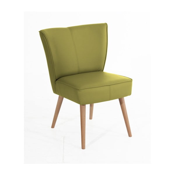 Zaļš mākslīgās ādas krēsls Max Winzer Beni Imitation