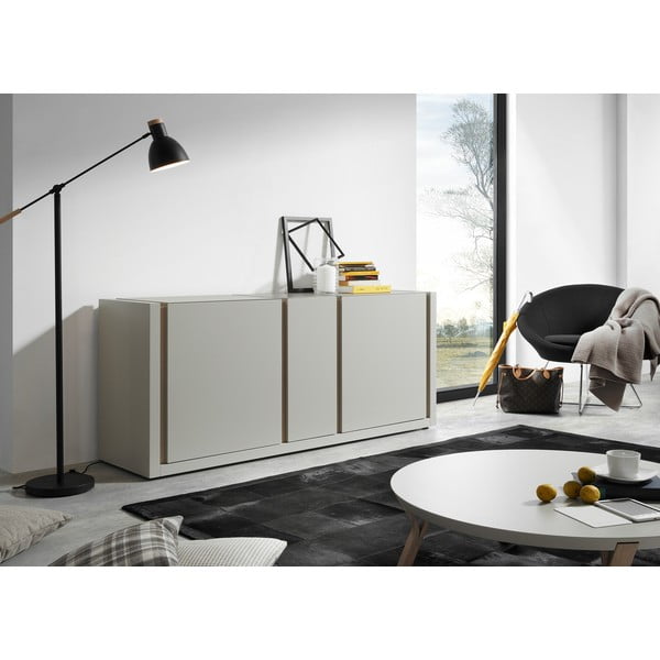 Balts žurnālgaldiņš Kave Home Solid, Ø 90 cm-image-4