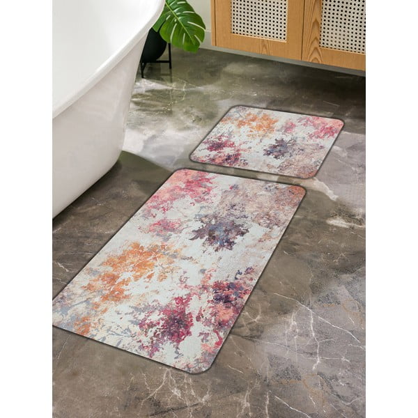 Rozā/violeti vannas istabas paklājiņi (2 gab.) 60x100 cm – Mila Home-image-2