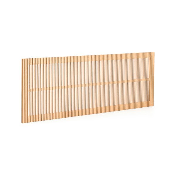 Dabīga toņa oša masīvkoka gultas galvgalis 195x70 cm Beyla – Kave Home
