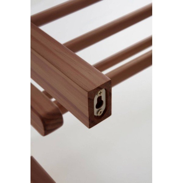 Tumša dabīga toņa priedes masīvkoka pakaramais 70x30 cm Eddison – Jotex-image-3