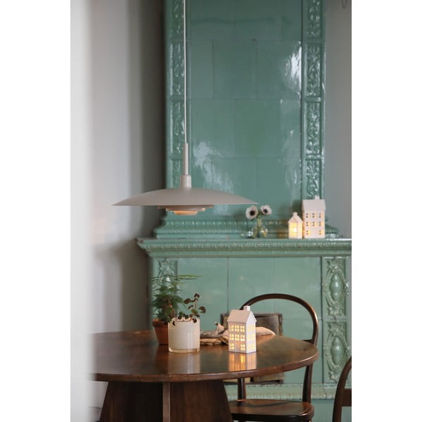 Bēša piekaramā lampa ar metāla abažūru ø 57 cm Piny – Markslöjd-image-2