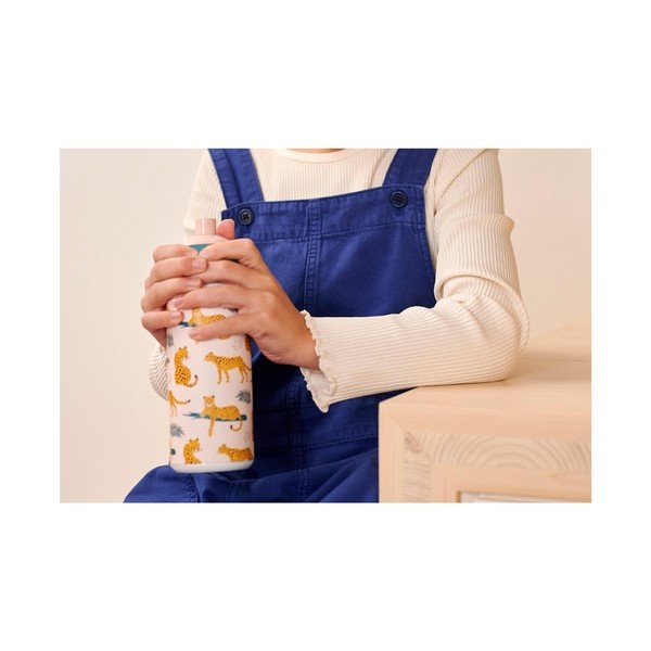 Gaiši rozā plastmasas bērnu pudele 400 ml Fairy Garden – Mepal-image-4