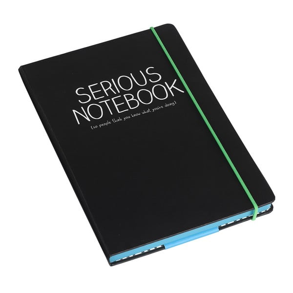 Melna A5 blociņš Happy Jackson Serious-image-1