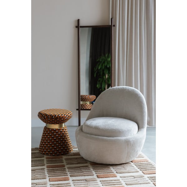 Oranžs pufs Pin – White Label-image-1