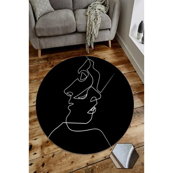 Paklājs Rizzoli Faces, ⌀ 100 cm-image-1