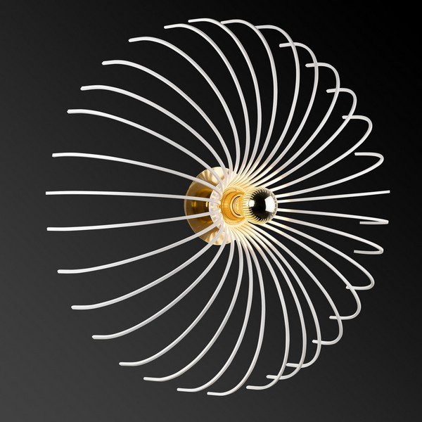 Balta sienas lampa Homemania Decor Lion-image-3