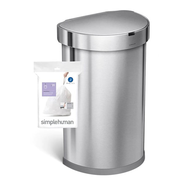 Savelkami atkritumu maisi (20 gab.) 45 l J – simplehuman-image-3